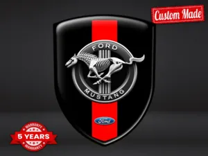 Ford Mustang Stampa Adesivi Paraurti Alta Gamma Professionale Minimal